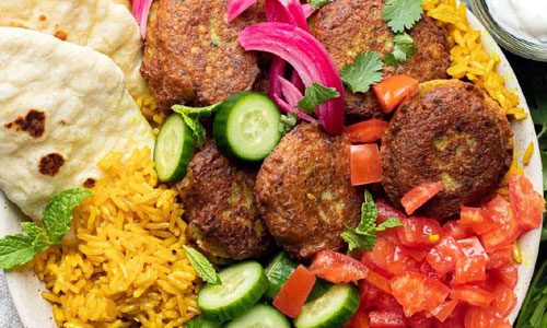 Falafel Rice Plate